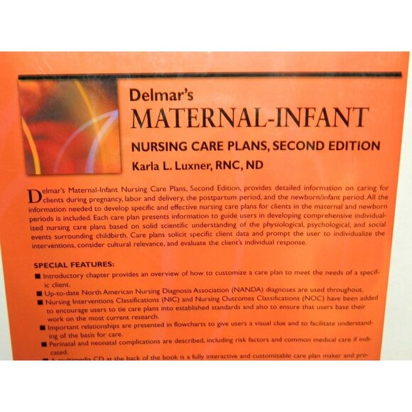 Delmar's Maternal-Infant Nursing Care Plans 2nd Edition Karla L. Luxner - Picture 5 of 8